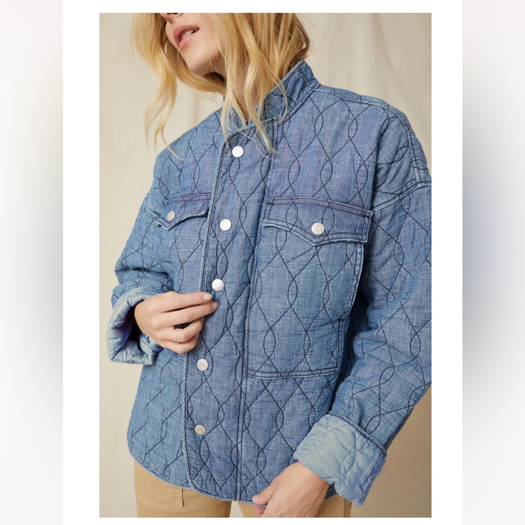 Amo Quilted Jacket Medium Nwot